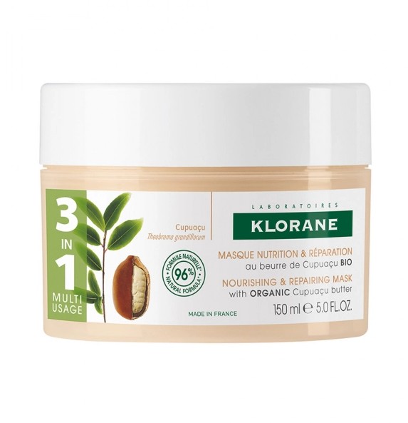 Klorane Réparation Cheveux Très Sec Masque au Cupuaçu Bio 150ml